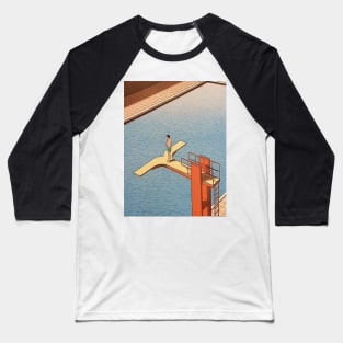 guy billout diving board Baseball T-Shirt